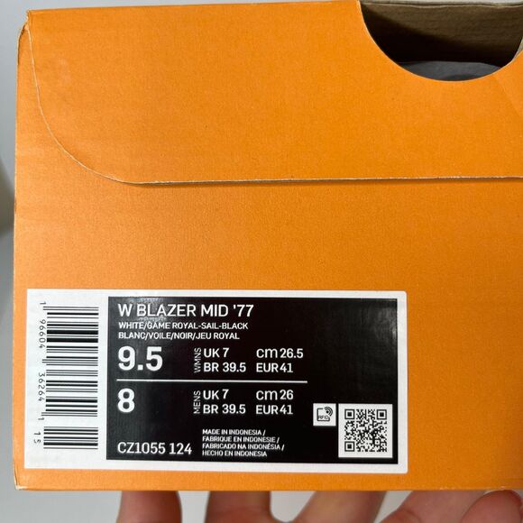 NIB Nike Blazer Mid 77 Vintage Racer Blue Ankle Shoes #369 - Picture 10 of 12